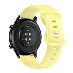 Avizar Bracelet pour Honor Magic Watch 2 42mm Silicone Souple Jaune