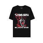 Cyberpunk 2077 - T-Shirt Black Dog Samurai Album Art  - Taille S