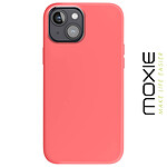 Moxie Coque pour iPhone 15 Plus Semi-rigide Intérieur Microfibre Rose