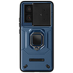 Avizar Coque pour Xiaomi 13T et 13T Pro Bague Support Cache Caméra Coulissant  Bleu