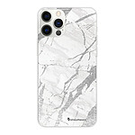 LaCoqueFrançaise Coque iPhone 12 Pro Max 360 intégrale transparente Motif Marbre gris Tendance