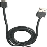 Muvit Câble Micro-USB vers USB 2.0 1A Spring Cable Charge et Synchronisation 1m Noir