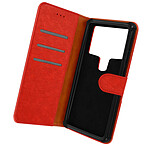 Avizar Étui Universel pour Smartphone 5,5 à 6 pouces avec Porte cartes Support Vidéo  Rouge