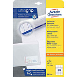 Avery 240 étiquettes multi-usages, 70 x 37 mm, blanc