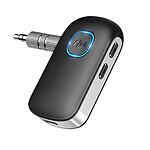 LinQ Récepteur Audio Bluetooth Voiture Kit Mains Libres Boutons Contrôle  Noir