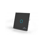 MCO HOME - Interrupteur tactile Z-Wave 1 charge Noir