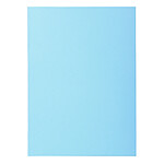 EXACOMPTA Paquet de 250 sous-chemises SUPER 60 - 22x31cm - Bleu clair x 5