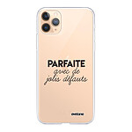 Evetane Coque iPhone 11 Pro Max silicone transparente Motif Parfaite Avec De Jolis Défauts ultra resistant