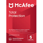 McAfee Total Protection - Licence 2 ans - 5 postes - A télécharger