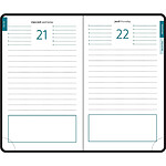 EXACOMPTA Agenda Poche EasyDay Volga 10 x 15 cm Journalier Civil Coloris Aléatoire