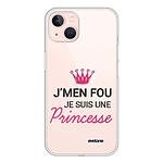 Evetane Coque iPhone 13 360 intégrale transparente Motif Je suis une princesse Tendance