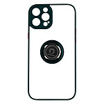 Avizar Coque pour iPhone 14 Pro Bi-matière Bague Métallique Support Vidéo vert