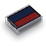 TRODAT Cassette encreur de rechange pour tampon 6/4850/2 Bicolore Bleu - Rouge