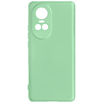 Avizar Coque pour Oppo Reno 10 et 10 Pro Silicone Semi-rigide Finition Soft-touch avec Dragonne  Vert