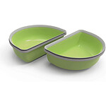 SUREFEED Lot de 2 demi-gamelle - Vert