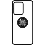 Avizar Coque pour Xiaomi Redmi Note 12 Pro 5G Bi-matière Bague Métallique Support Vidéo  Noir