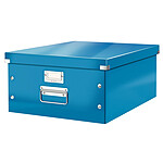 Leitz Boîte de rangement WOW Click & Store Format large A3 Bleu
