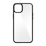 Coque pour Spigen iPhone 14 Transparent Contour Noir mat Antichoc Ultra Hybrid