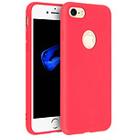 Forcell  Coque iPhone SE 2022 / 2020 et 8 / 7 Soft Touch Silicone Souple Rouge