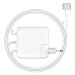 LinQ Chargeur mural MagSafe 2 MacBook Pro Retina 13'' 60W Rapide A2-60  Blanc