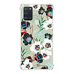 LaCoqueFrançaise Coque Samsung Galaxy A21S anti-choc souple angles renforcés transparente Motif Fleurs vert d'eau