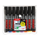 PROCKEY Etui de 8 marqueurs PROCKEY PM122/8 permanents Pte conique moy. 1,8 - 2,2mm Assorti