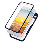 Avizar Coque iPhone SE 2022 / 2020 et 8 / 7 Dos Plexiglas Avant Polymère Bleu nuit