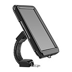 LinQ Support Moto pour Téléphone Fixation Rétroviseur Étui Étanche Tactile  Noir