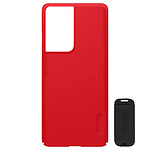 Nillkin Coque pour Samsung S21 Ultra Support Vidéo Super Frosted Shield Rouge