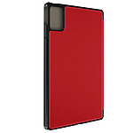 Avizar Housse Trifold pour Lenovo Tab M11 Clapet Support Multipostions Rouge