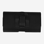 Avizar Pochette Ceinture Téléphone Universelle Intérieur Soft-Touch Taille 4XL Noir