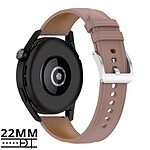 Avizar Bracelet Cuir pour Galaxy Watch 3 45mm Huawei Watch GT3 GT2 46mm Beige