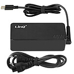 LinQ Chargeur Alimentation USB C pour Ordinateur portable Power Delivery 45W  Noir