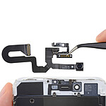 Clappio Caméra Avant Apple iPhone 8 Plus Module Objectif Frontal + Nappe Connexion