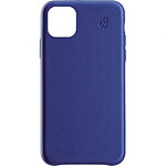 BEETLECASE Coque pour iPhone 11 Premium en Cuir Bleu