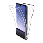 Evetane Coque Samsung Galaxy A14 360° intégrale Protection avant et arrière silicone transparente Motif