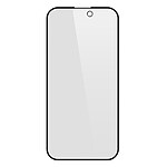 Avizar Verre Trempé pour iPhone 15 Pro Anti-espion Dureté 9H Noir Transparent
