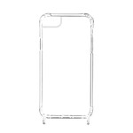 Avizar Coque iPhone 7, 8, SE 2020 et SE 2022 Personnalisable bijou/Chaîne - Transparent