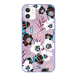 LaCoqueFrançaise Coque iPhone 11 Silicone Liquide Douce lilas Fleurs parme