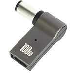 Avizar Adaptateur de Charge USB-C  100W vers Ordinateur Portable DELL 7.4 x 0.6mm, Gris