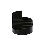 MAUL Organisateur de bureau rundbox 6 compartiments Noir