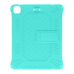 Avizar Coque Apple iPad Pro 12.9 2020 Antichoc Hybride Béquille Support turquoise