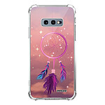 Evetane Coque Samsung Galaxy S10e anti-choc souple angles renforcés transparente Motif Attrape rêve rose