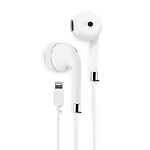 Mooov 493157 - Ecouteurs intra auriculaire Lightning MFI 1,2 m - blanc