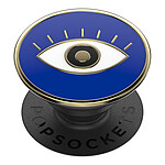 Popsockets PopGrip Design Evil Eye pour Smartphone, Bague et Support Universel Bleu