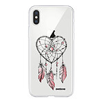 Evetane Coque iPhone Xs Max silicone transparente Motif Attrape coeur ultra resistant