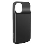 Usams Coque pour iPhone 12 Pro Rigide Souple avec Batterie 3500mAh Soft-touch Noir