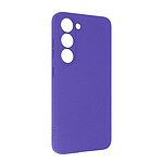 Avizar Coque pour Samsung Galaxy S23 Silicone Flexible avec Détails pointillés  violet