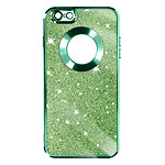 Avizar Coque pour iPhone 6 et 6s Paillette Amovible Silicone Gel  Vert