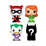 DC Comics - Pack 4 figurines Bitty POP! Harley Quinn 2,5 cm